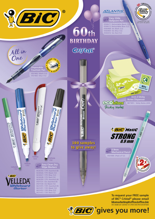 Calendar advert